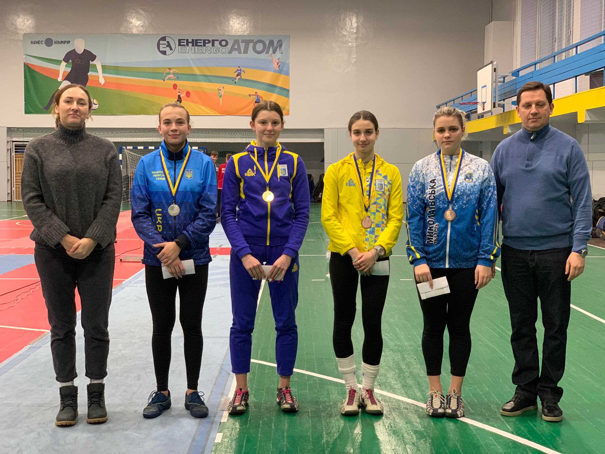 🏆🤺🇺🇦КЧУ НЕТІШИН: Головкіна та Лукашенко - чемпіони України серед кадетів