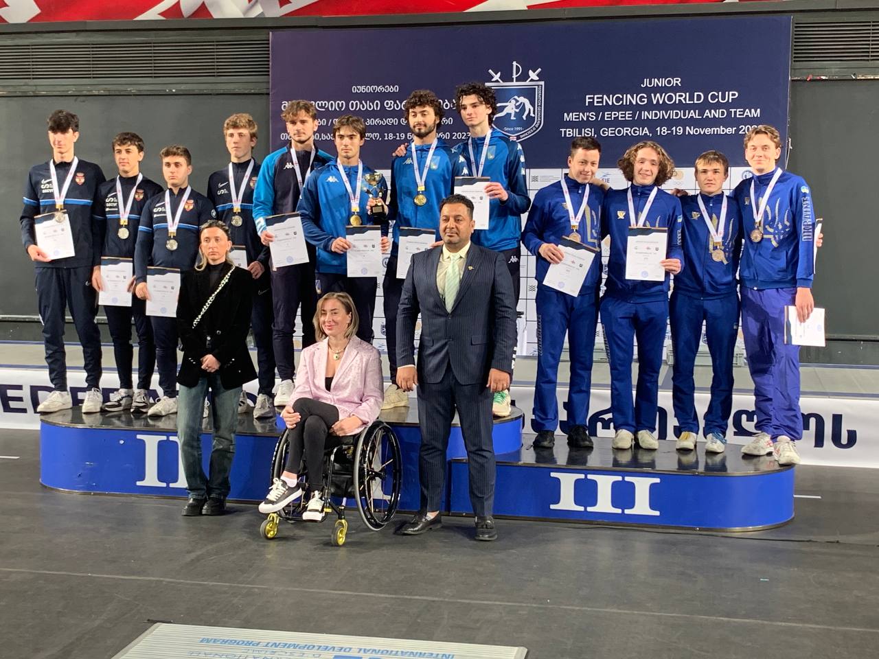 ЮКС 2023 Тбілісі: Чоловіча збірна України з фехтування на шпагах – бронзові призери Кубка світу в Грузії