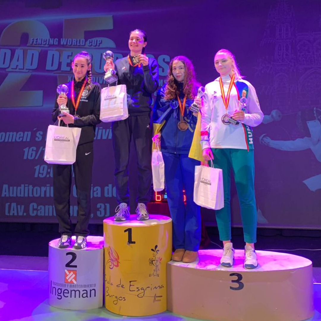 ЮКС 2023 Бургос: 14-річна Аліна Дмитрук виборола дебютну нагороду юніорського Кубка світу