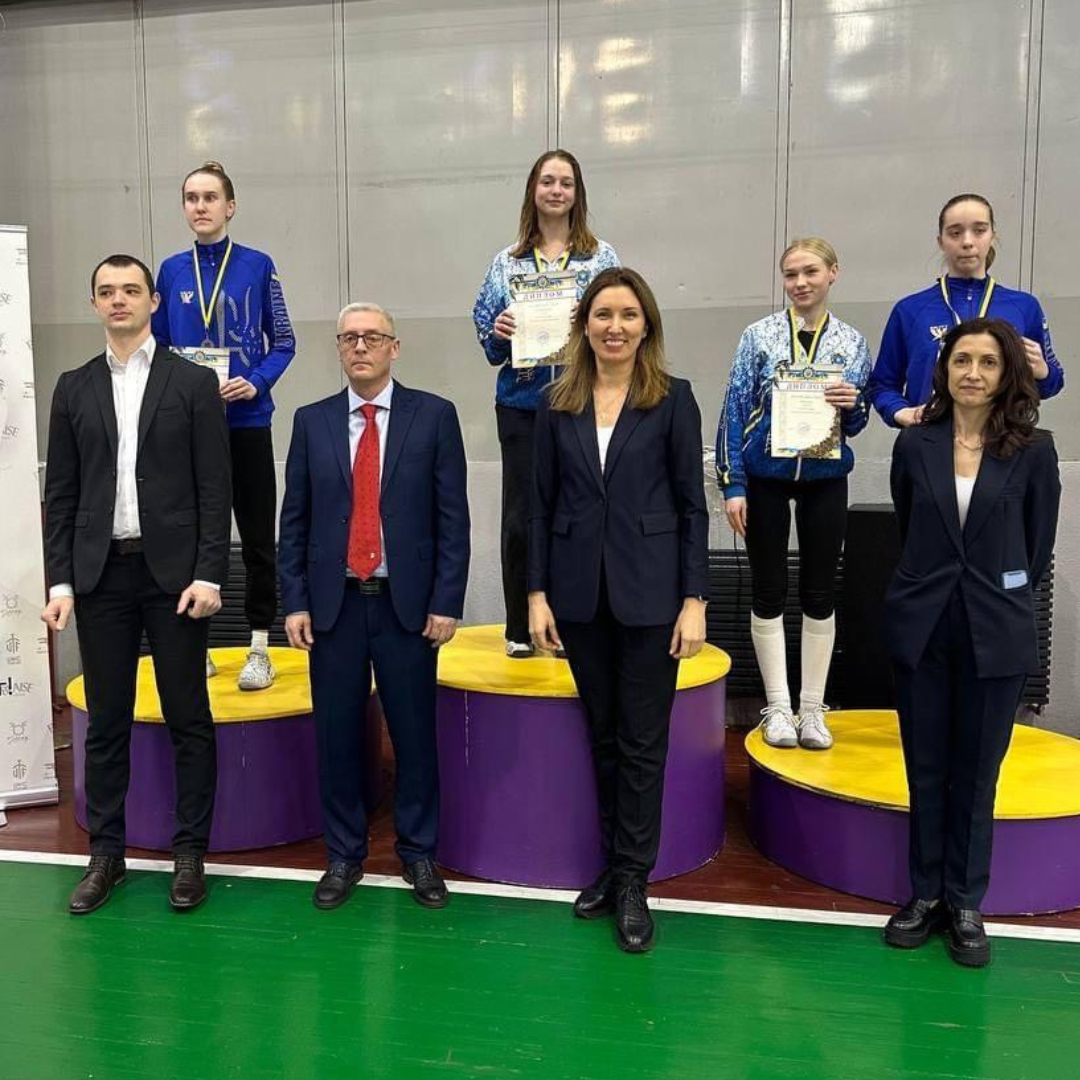 ЮЧУ 2024 Київ: київські та миколаївські рапіристи розділили медалі національної першості