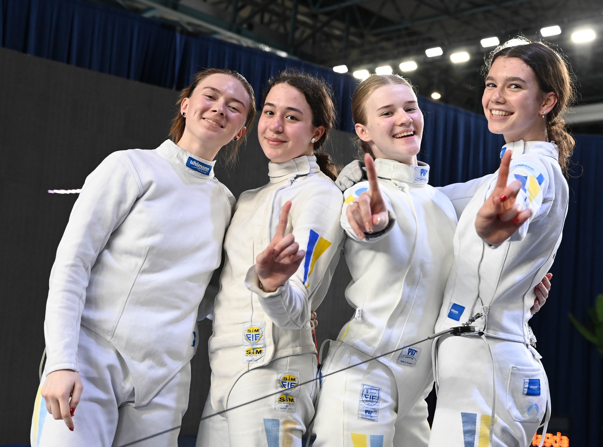 КЧЄ 2024 Неаполь: українські кадетки – чемпіонки Європи з фехтування на шпагах